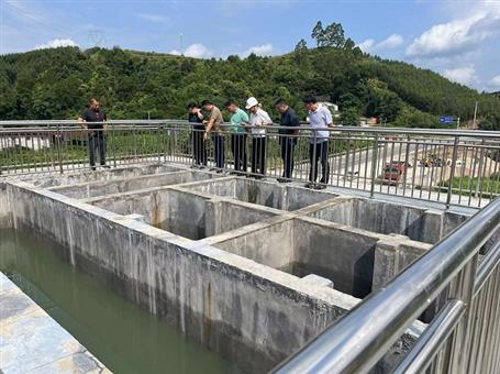 冶建設備安裝分公司鹿寨縣城南水廠寨沙分廠試水成功